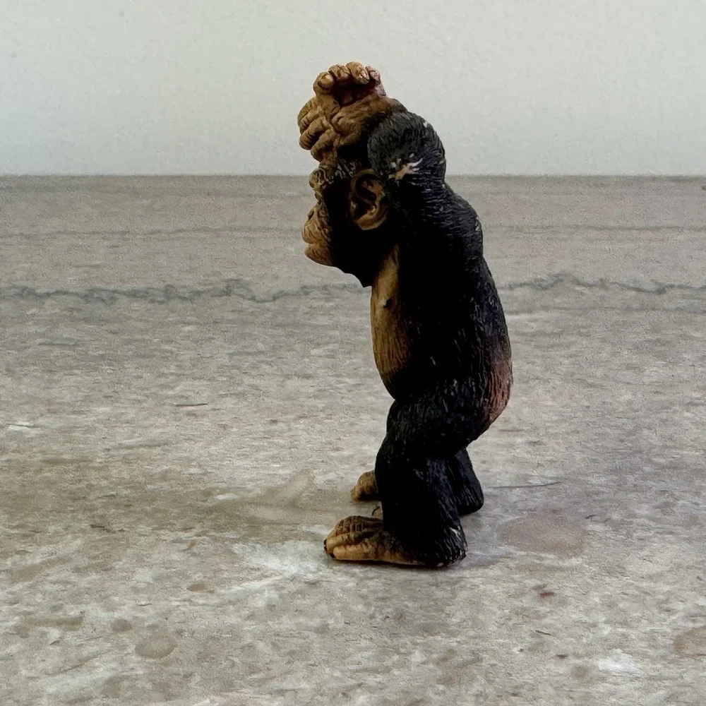 Schleich Chimppanzee Figure Ape Monkey Wildlife Zoo Animal Figurine 2.25